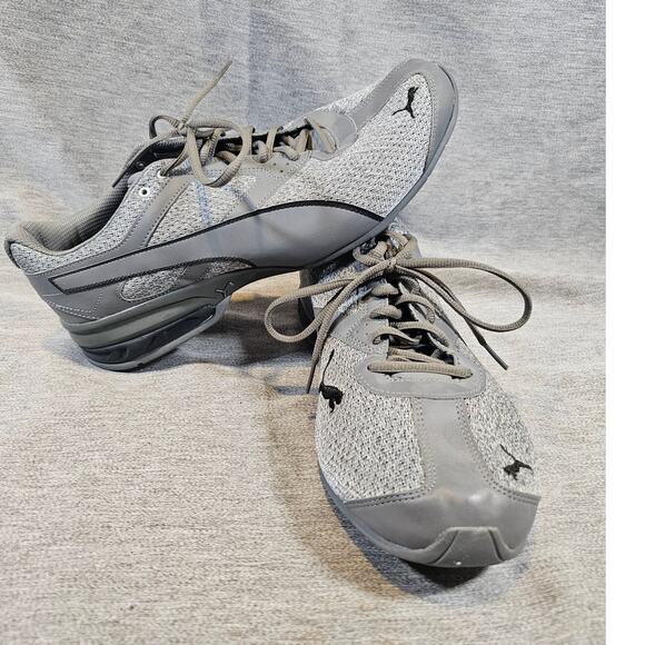 NWOT Puma Mens Tazon 6 Knit 189971-04 Gray Running Shoes Sneakers Size 13 - Picture 1 of 7